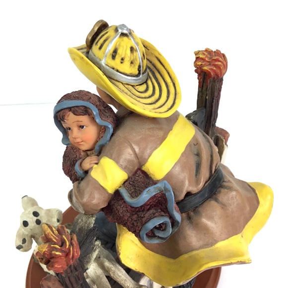 Vanmark Red Hats of Courage Breaking Through Firefighter Statue - Picture 4 of 5